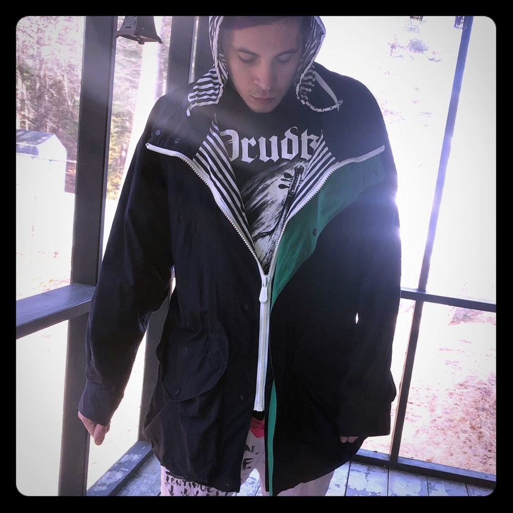 Nautica unisex navy windbreaker jacket